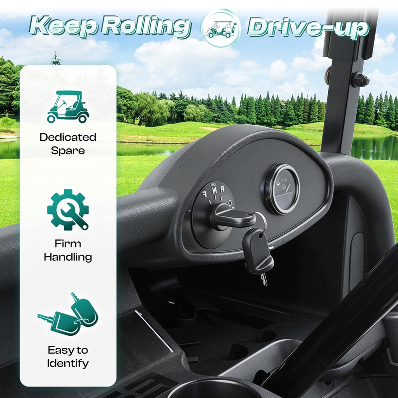 DRIVE UP Golf Cart Ignition Keys Suitable for 2008-Up EZGO