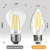 BRIMAX F15 8W Led Porch Light Bulb Outdoor, E26 Medium