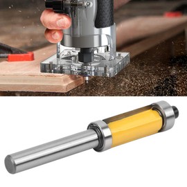 Electric Router Bit Flush Router Bit High Precision Double Ball Bearing for Woodworking Lovers