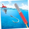 TEHAUX Dual Grit Diamond Fishing Hook Sharpener 2-Sided Hook File