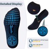 D and H Bamboo Non-Slip Yoga Socks for Women, (Small)