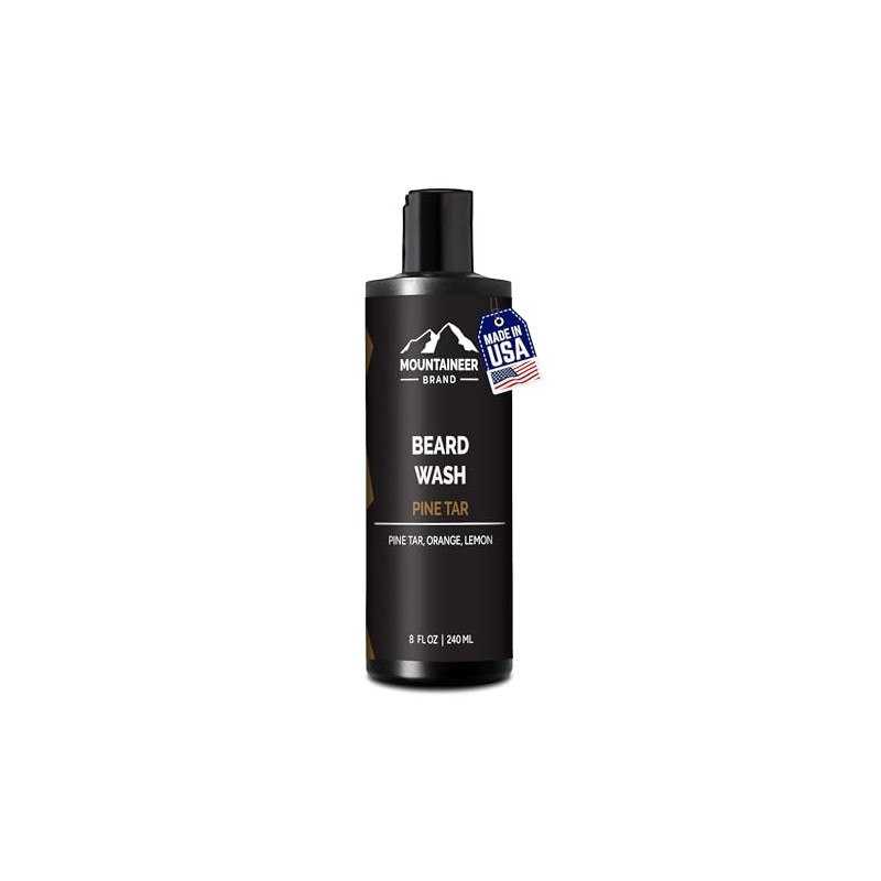 Mountaineer Brand 100% Natural WV Pine Tar Beard Wash (8