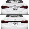 SlickMod Chrome Delete Blackout Vinyl Overlay for 2018-2022 Infiniti Q50
