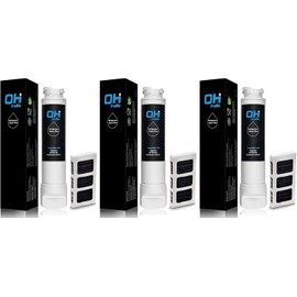 Fridge Water Filter Compatible with Electrolux & Westinghouse EPTWFU01 807946705 WSE6870SA EPTWFU01T WHE6874SA ULX220 EPTWFU01C EWF02 4562222 012505454226 807946701 ACC024 A13402905 (3+3 Combo Pack)