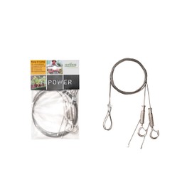 Romberg Hang-A-Lamp 12093023 Lamp Suspension 150 cm with 2x Approx. 40 kg Load Capacity Grey