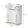 Automatic Soap Dispenser, Double Touchless Foam Liquid Soap Dispenser, 4
