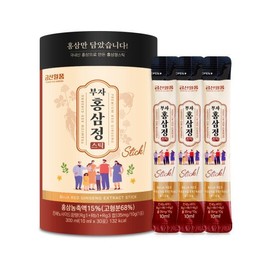 부자홍삼정스틱 1일 1포 진세노사이드 3종합 25 Rich Red Ginseng Stick 1 Stick a Day Ginsenoside 3 Comprehensive 25