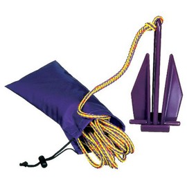 AIRHEAD Lightweight Fluke Anchor with Rope and Storage Bag