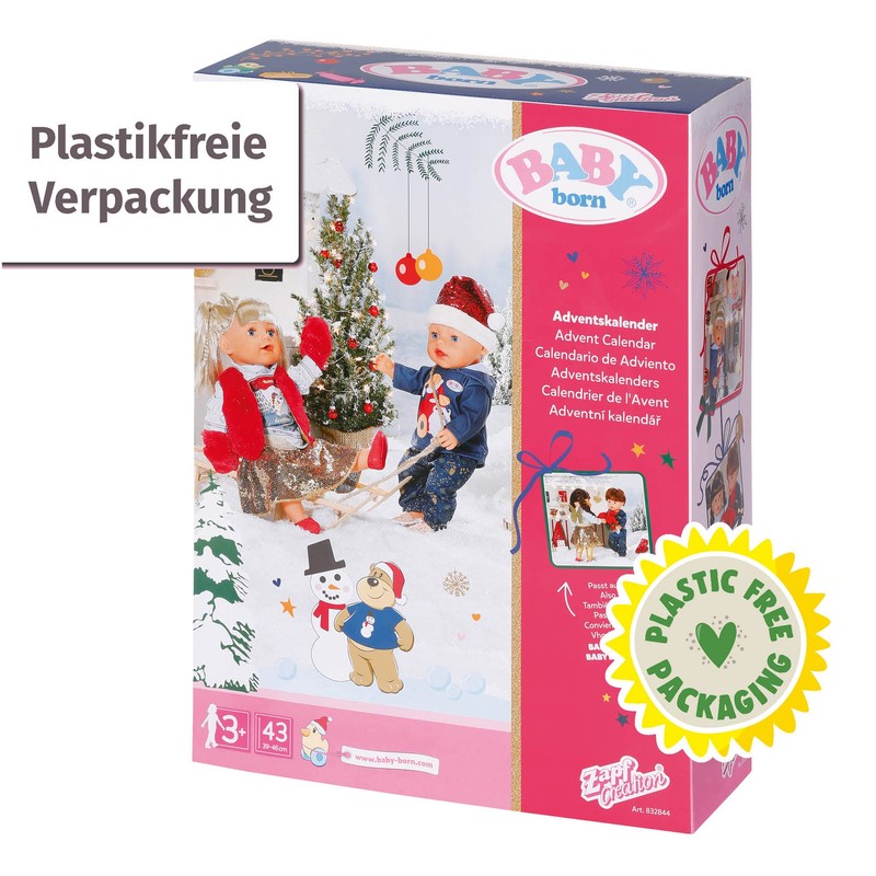 BABY born Zapf Creation Advent Calendar with 24 Surprises, Includes