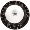SCUD Hat Knob, Metal Top, Tone, Millimeter Black/Silver Cap KB-130T