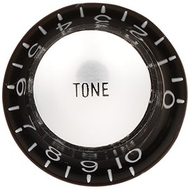 SCUD Hat Knob, Metal Top, Tone, Millimeter Black/Silver Cap KB-130T