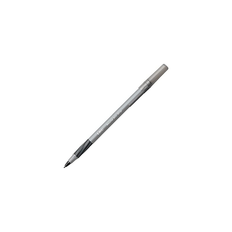 BIC 395892 Round Stic Grip Xtra Comfort Ballpoint Pens Fine