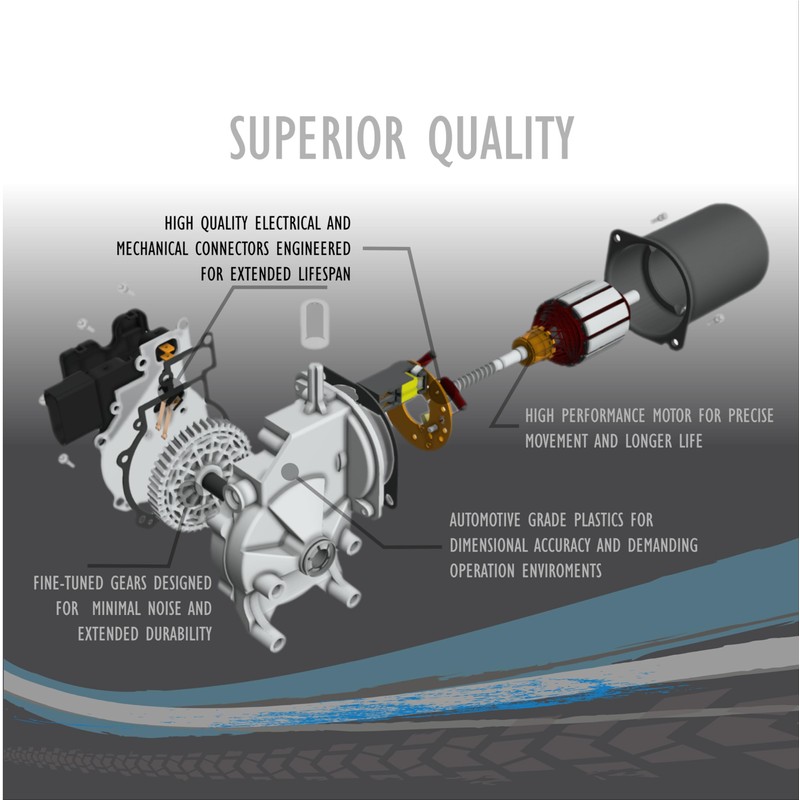 OEG Parts New Front Windshield Wiper Motor Compatible with Honda