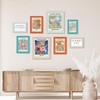 VIOLABBEY 5x7 Picture Frames Set of 4, Colorful Photo Frame
