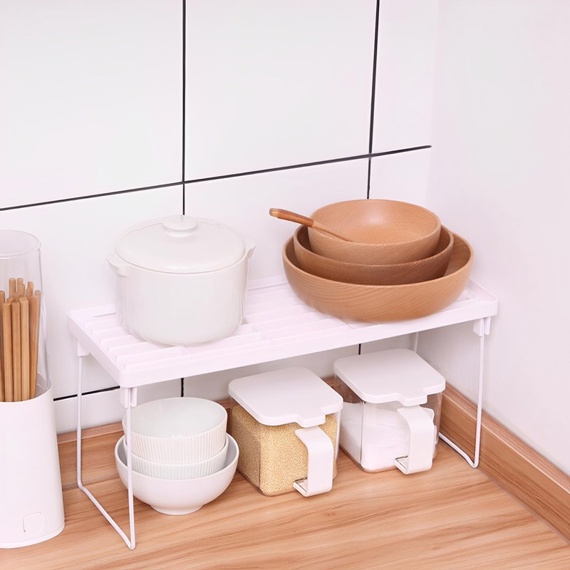 moorg Space Saving Kitchen Shelves, Set of 2 Shelves Organizer