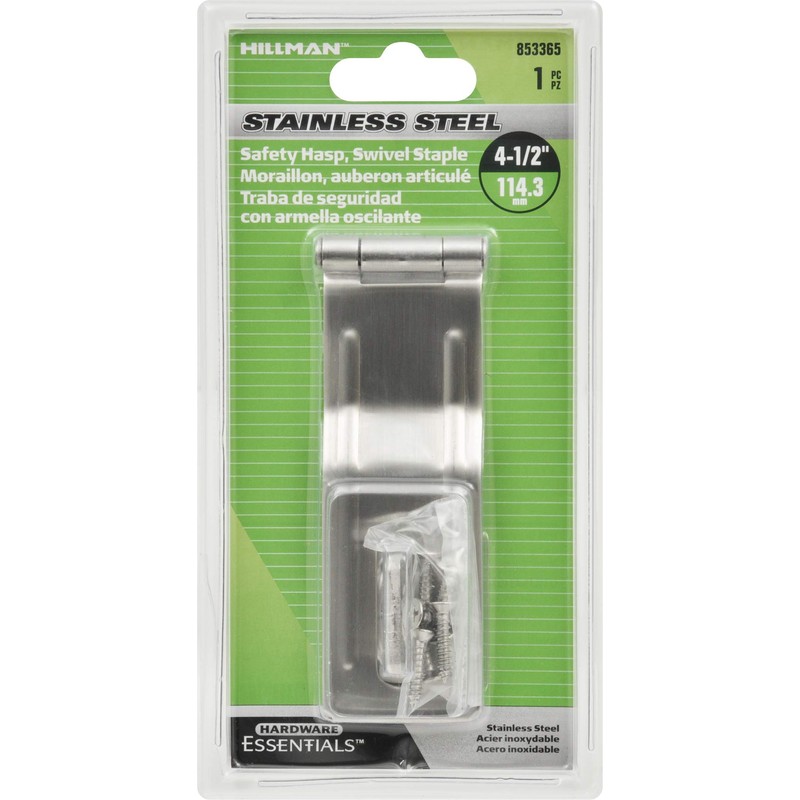 Hillman Hardware Essentials 852226 Zinc-Plated Foot Bolt (6-inch)