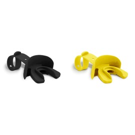 Vettex Football Doubleguard Mouthguard with Lip Protection - Adult - 2 Pack, Black and Yellow