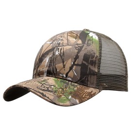 Foetest Gorra de béisbol ajustable de camuflaje de malla de malla de deportes de la gorra de la red del deporte sombrero de verano, Camuflaje-1, Talla única