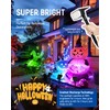 AUDERWIN Solar Spot Lights Outdoor, 9 Lighting Modes RGB, Solar