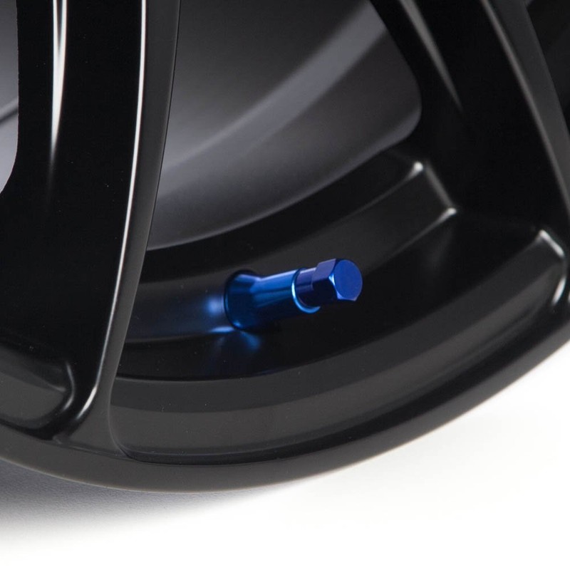 Circuit Performance Blue Rubber Valve Stems TR413 30mm (Set of