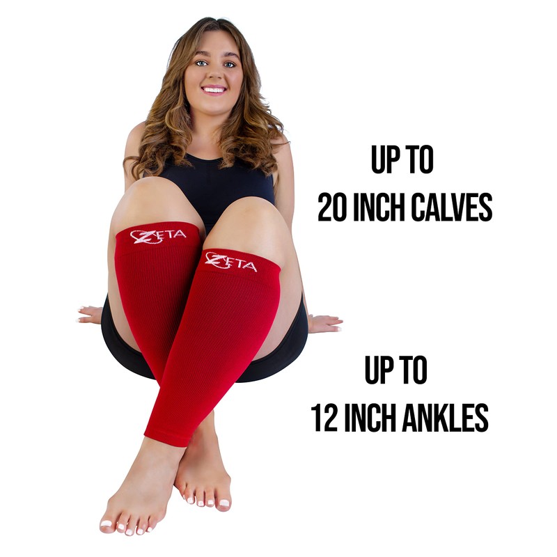 Zeta Plus Size Leg Sleeve Support Socks - The Wide
