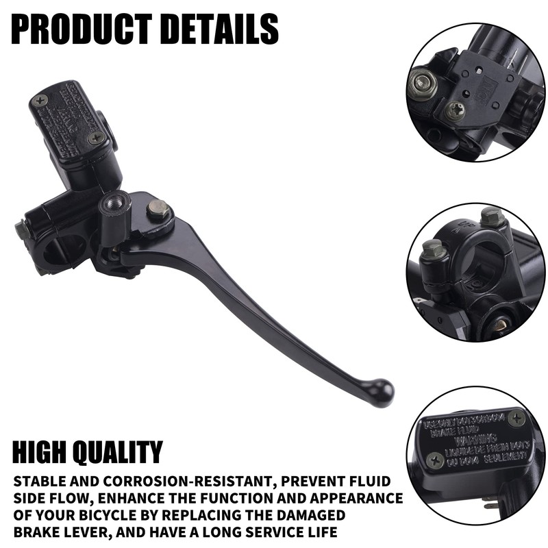 CNCMOTOK Front Brake Master Cylinder Lever Pump (Right Side) with