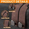 Wbgraceful 2Ps Car Seat Back Double Hook（Brown）