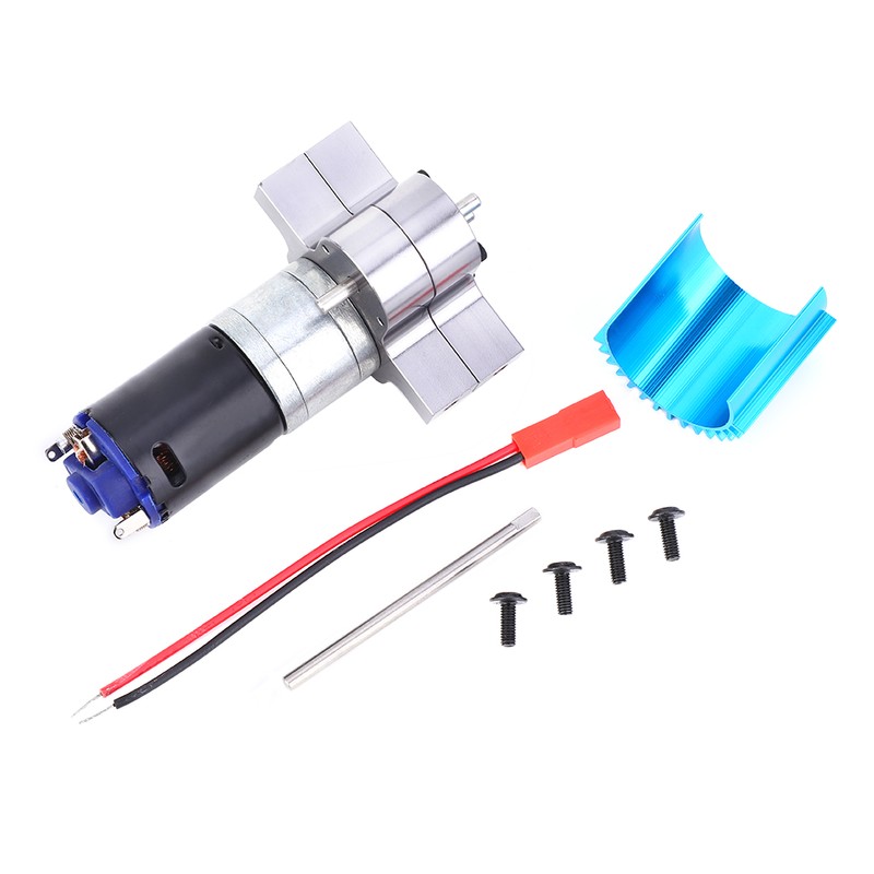 2nd Generation 370 Metal RC Carbon Brush Motor Gearbox Accessories