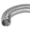 Lambro 60633 Semi-Rigid Aluminum Dryer Ducting, 4 inch x 8