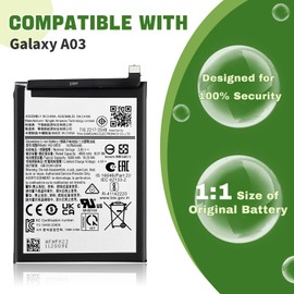 SWARK New HQ-50SD Rechargeable Battery Compatible with Galaxy A03 with Upgraded Repair Tools Kit