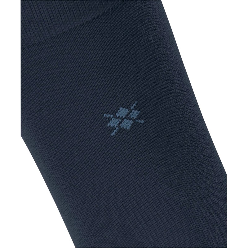 Burlington Bloomsbury Socks Opaque Warming Effect Virgin Wool, Blue (navy
