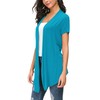 Urban CoCo Womens Solid Open Front Short Sleeve Cardigan (XL,