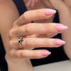 SXVME Uñas Postizas Cortas Almendradas Rosas, Uñas Postizas Con Pegamento,