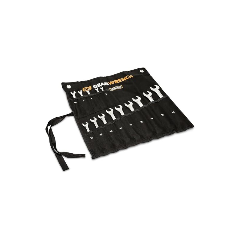 GearWrench 81925 Set Métrico de 14 Piezas de Llaves Mixtas