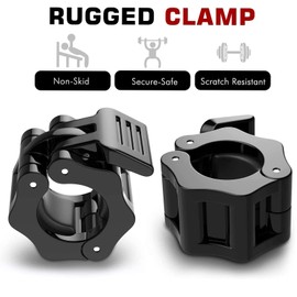 4 x 1" Dumbbell Clamps Non Slip Dumbbell Clamp Quick Release Clamp Plates Clips for Weight Lifting, Cross Fitness, Strength Training, Bodybuilding