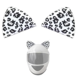 Leopard Ears Helmet Ears 1 Pair Cat Ears Helmet Decoration Helmet Accessory for Ski Motorcycle Helmet Style 1