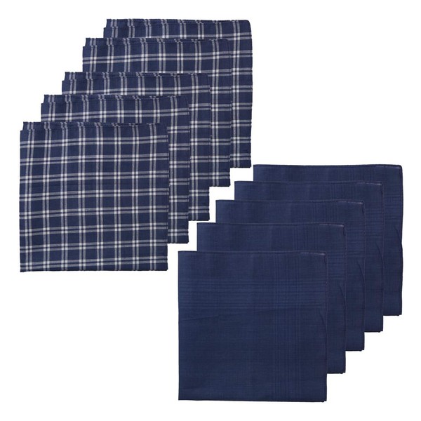 Y&G Handkerchiefs For Party 38 Cm Plain Hankie Multi-Color 100%