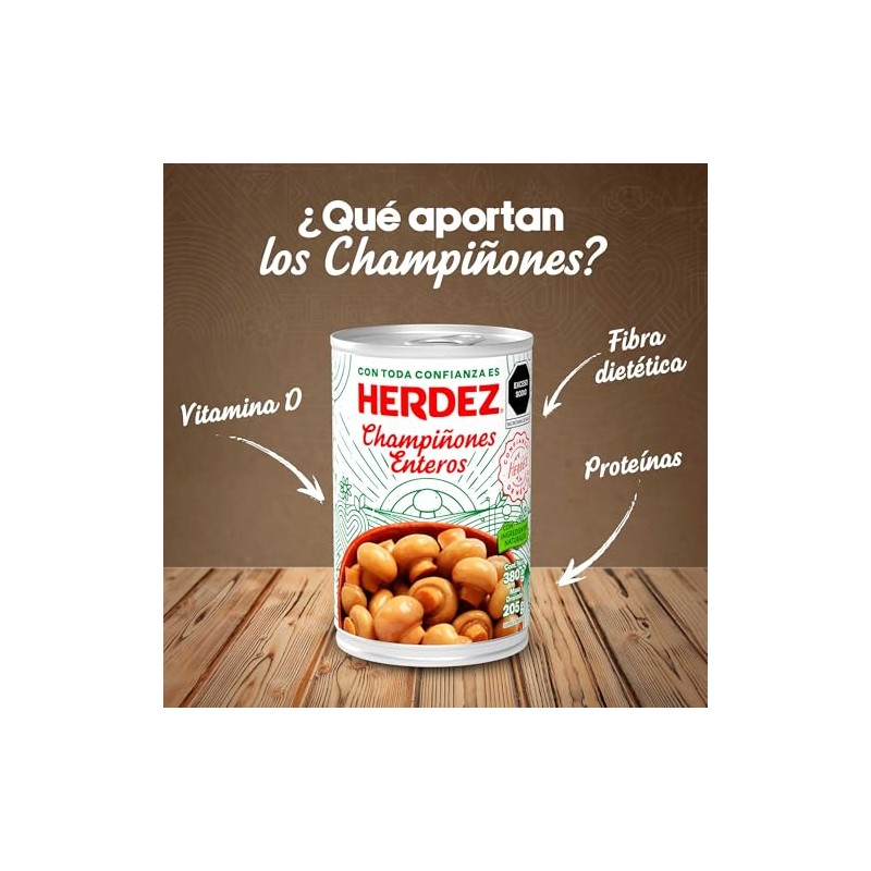 Herdez Champiñones Enteros 380 g