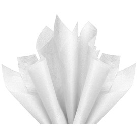 Premium Quality Gift Wrap Paper Premium Quality Gift Wrap Paper Basic Solid White Bulk Tissue Paper 15" x 20" - 100 Sheets