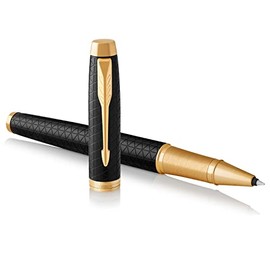 Parker IM Rollerball Pen | Premium Black | Fine Point Black Ink | Gift Box