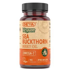 Deva Vegan Sea Buckthorn, Berry Oil, 90 Count