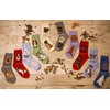 Foozys Unisex Crew Socks | Canine/Dog Collection | Collie, Multicolor