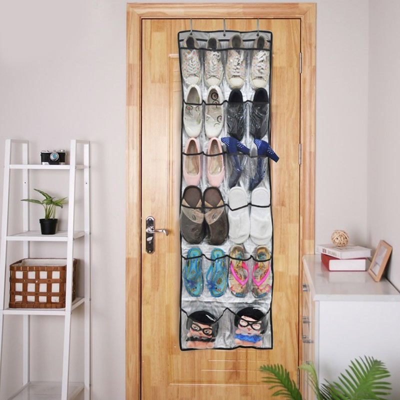 Over the Door Shoe Toy Organizer Rack Oxford Cloth Hanging