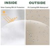 Beige Gazebo Replacement Cover Compatible with SUNJOY 11x11 Pop Up