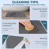TOWEBOORY Stone Bath Mat, Diatomaceous Earth Shower Mat, Non-Slip Super
