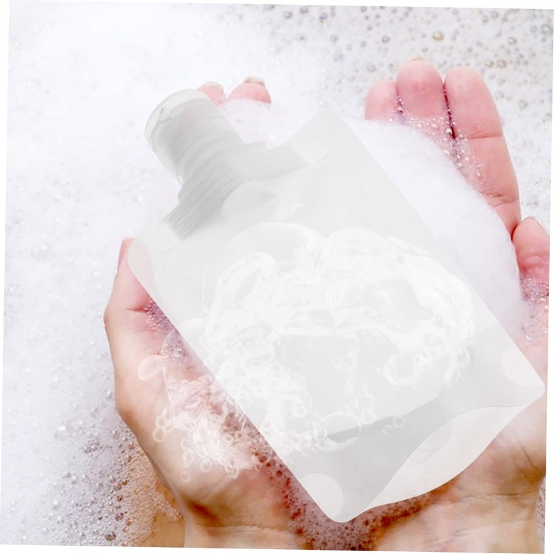 Healvian Refillable Squeeze Pouches Travel Lotion Bags Portable Essential Oil