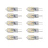10 Pack G4 2835 LED Bulb Transparent Led Lamp Plug