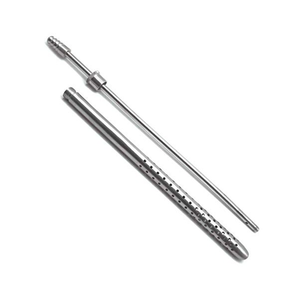 3× Poole Straight Suction Tube 9.25" Width 10mm Surgical Medical