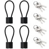 Supkiir 4 Pcs Cable Lock with Keys, Heavy Duty Cable
