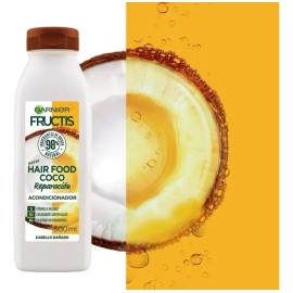 Acondicionador Garnier Fructis Hair Food Coco Botella 300ml                                                                                           